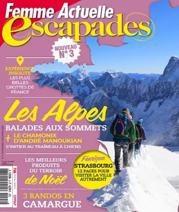 Femme Actuelle Escapades N°3 – Novembre-Décembre 2021  [Magazines]