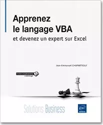 Apprenez le langage VBA pour EXCEL  [Livres]