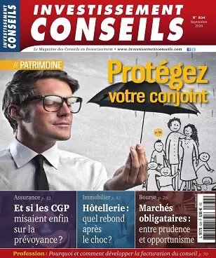 Investissement Conseils N°834 – Septembre 2020  [Magazines]