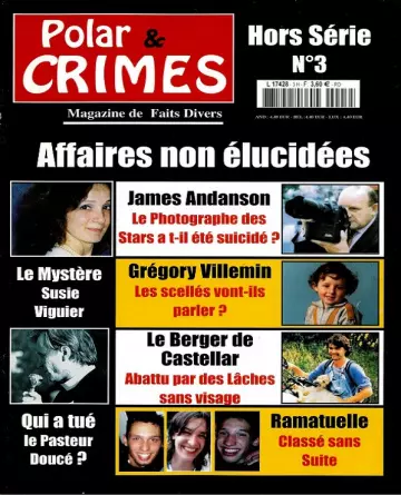 Polar et Crimes Hors Série N°3 – Mai 2019  [Magazines]