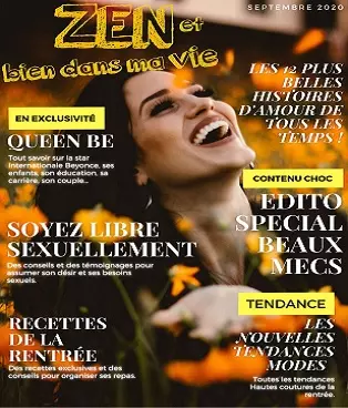 Zen et Bien Dans Ma Vie N°29 – Septembre 2020  [Magazines]