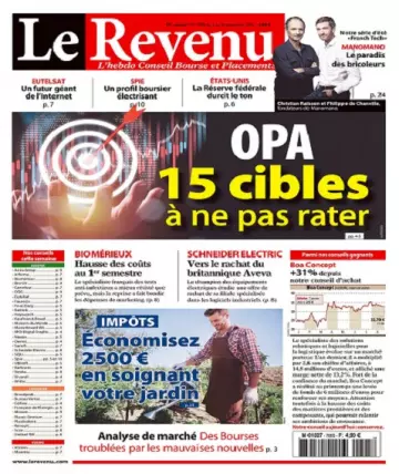 Le Revenu N°1704 Du 2 au 8 Septembre 2022  [Magazines]