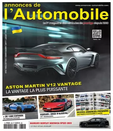 Annonces Automobile N°344 – Avril 2022  [Magazines]