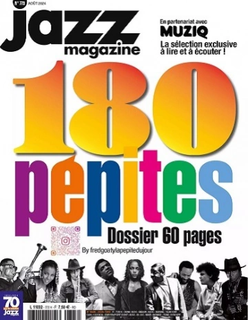 Jazz Magazine N°773 – Août 2024  [Magazines]