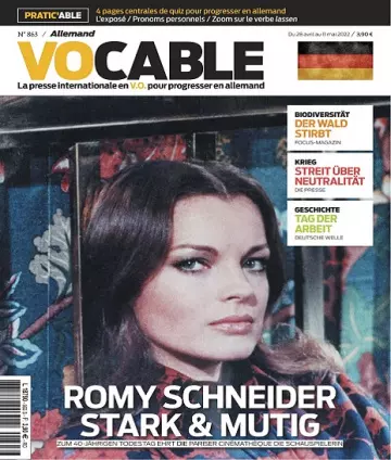 Vocable Allemand N°863 Du 28 Avril 2022  [Magazines]