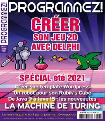 Programmez N°247 – Juillet-Août 2021  [Magazines]