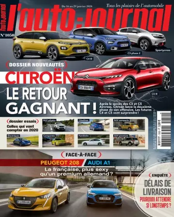 L’Auto-Journal N°1050 Du 16 au 29 Janvier 2020  [Magazines]