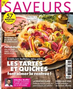 Saveurs France - Septembre 2024  [Magazines]