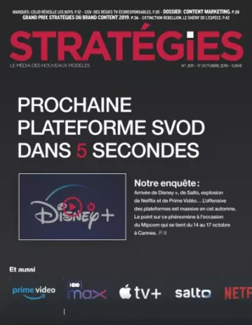 Stratégies - 17 Octobre 2019  [Magazines]