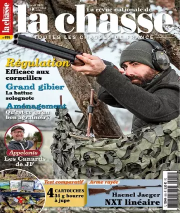 La Revue Nationale De La Chasse N°895 – Avril 2022  [Magazines]