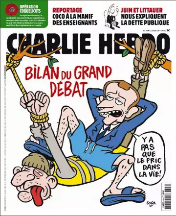 Charlie Hebdo N°1394 Du 10 Avril 2019  [Magazines]