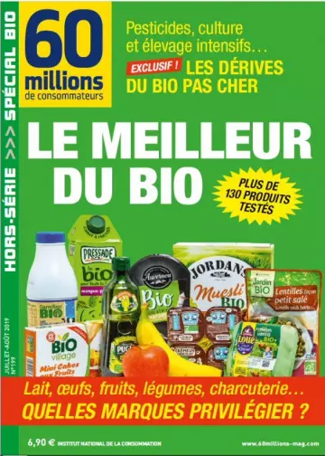 60 millions de consommateurs HS n°199 Le meilleur du bio  [Magazines]