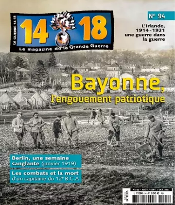 Le Magazine De La Grande Guerre 14-18 N°94 – Août-Octobre 2021  [Magazines]